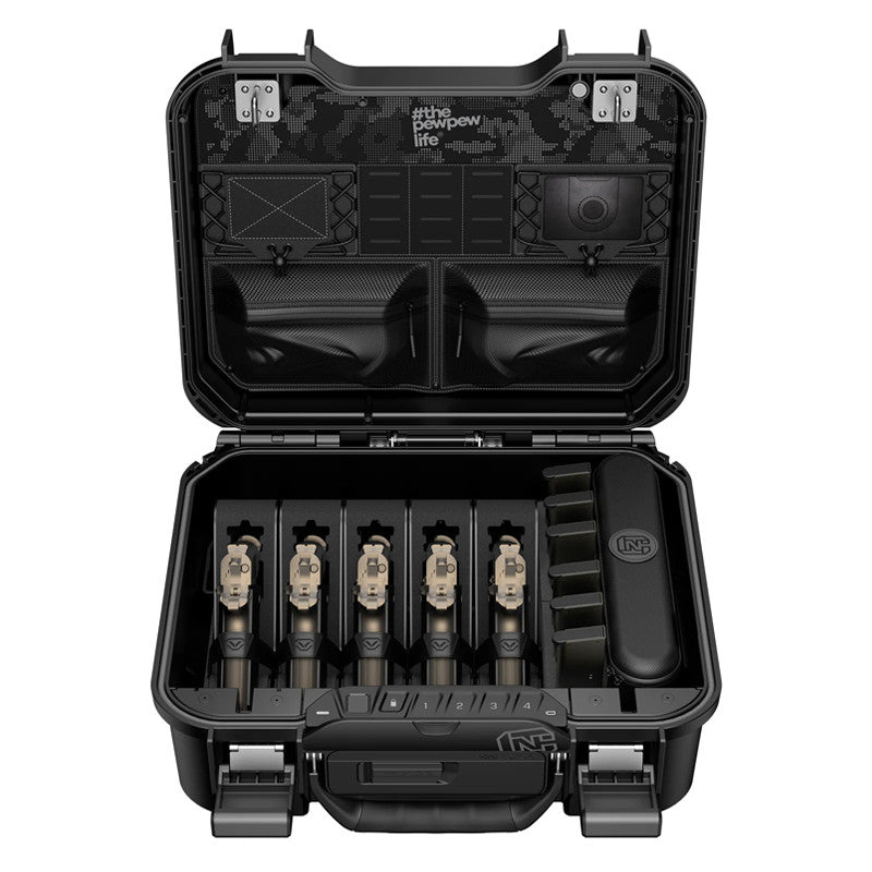 Vaultek LifePod XT Colion Noir Edition Biometric Firearm Case Inside Shot with Door Open