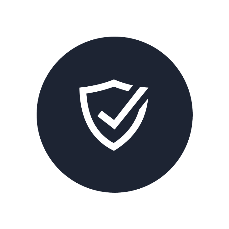 Order Protection shield icon for checkout coverage against stolen, damaged, lost, wrong, or delivered not received items