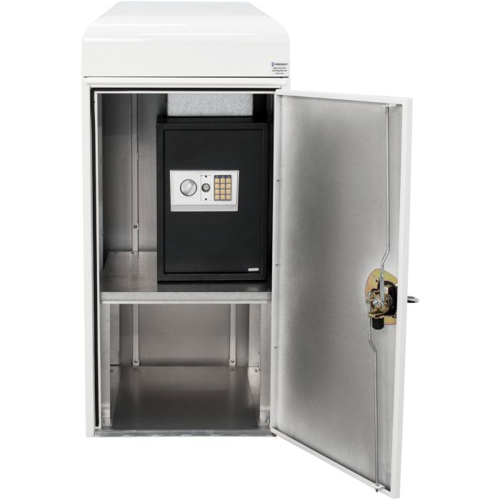 Kingsley 04-9850 CollectionPoint 30" Payment Depository with Standard Safe Inside Shot 
