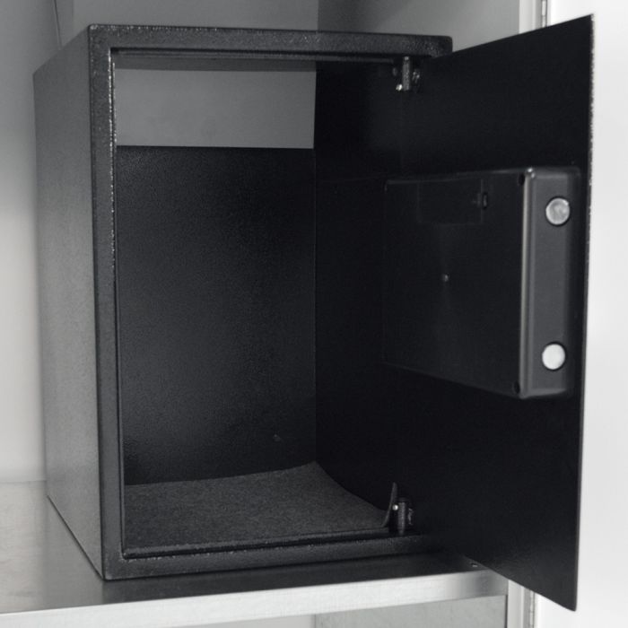 Kingsley 04-9850 CollectionPoint 30" Payment Depository with Standard Safe Door Open