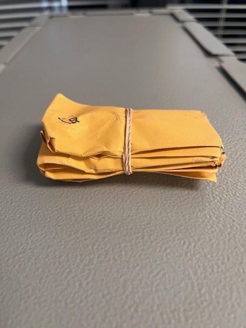 All the keys are in numberer small envelopes. 