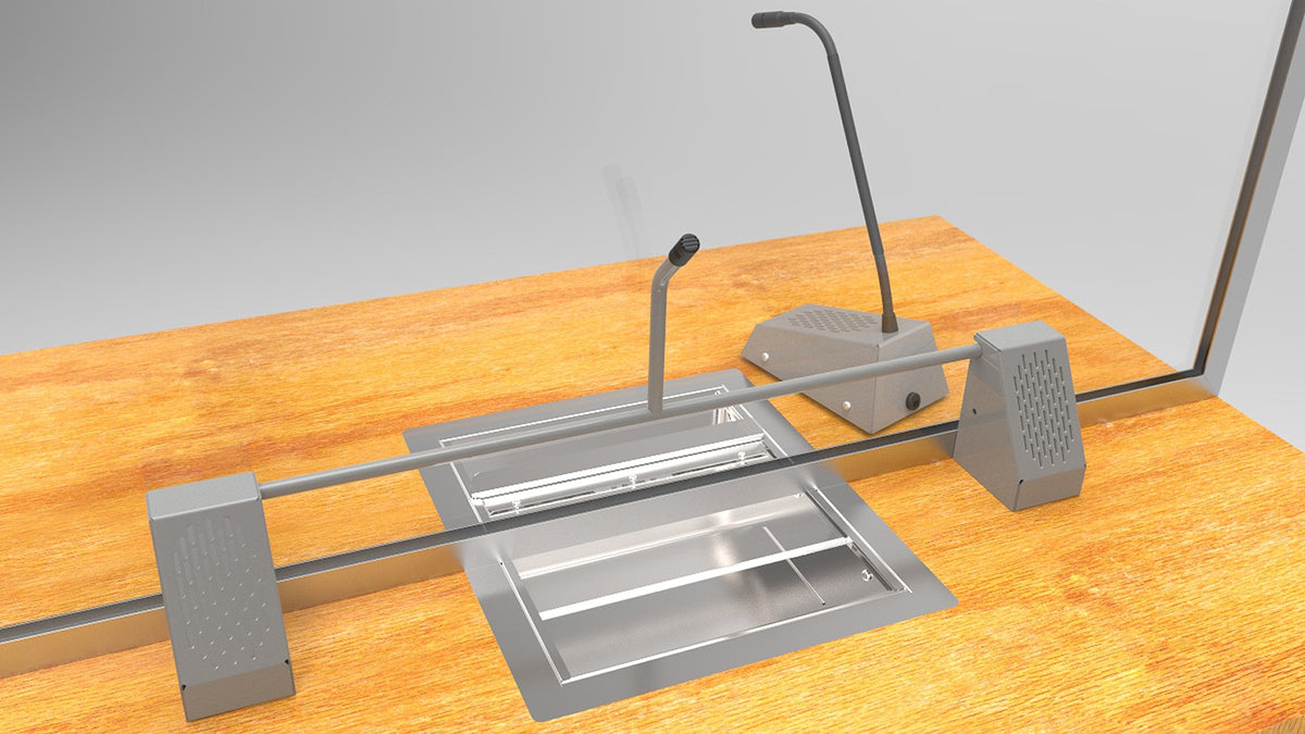 Contacta STS-K001 Bridge Bar Window Intercom System Main Image Render