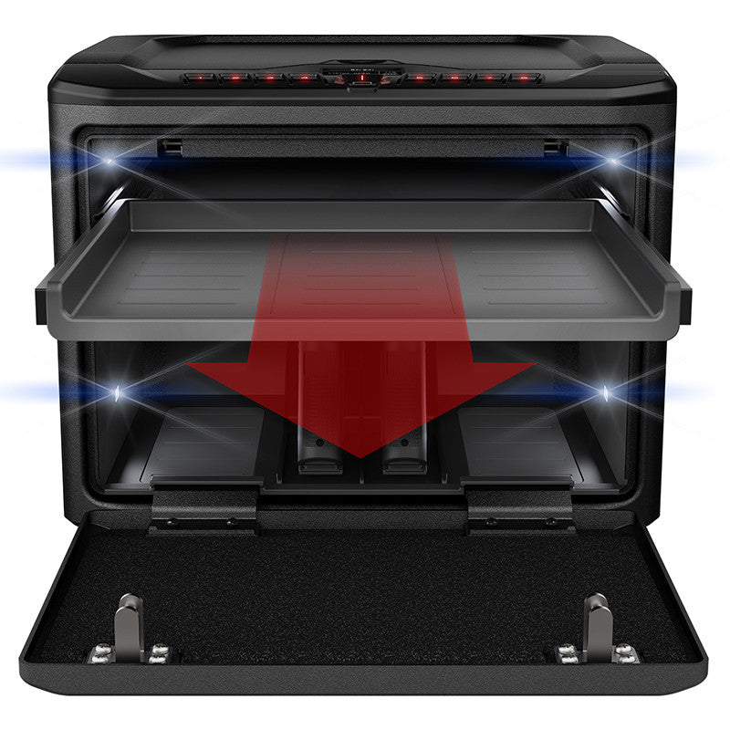 Vaultek MX2i MR Series Essential Quick Access Biometric Safe Shelf Slides Out