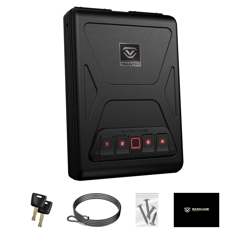 Vaultek Barikade Series 1 Smart Safe with Biometric Scanner and Backlit Keypad BKD1B-SB