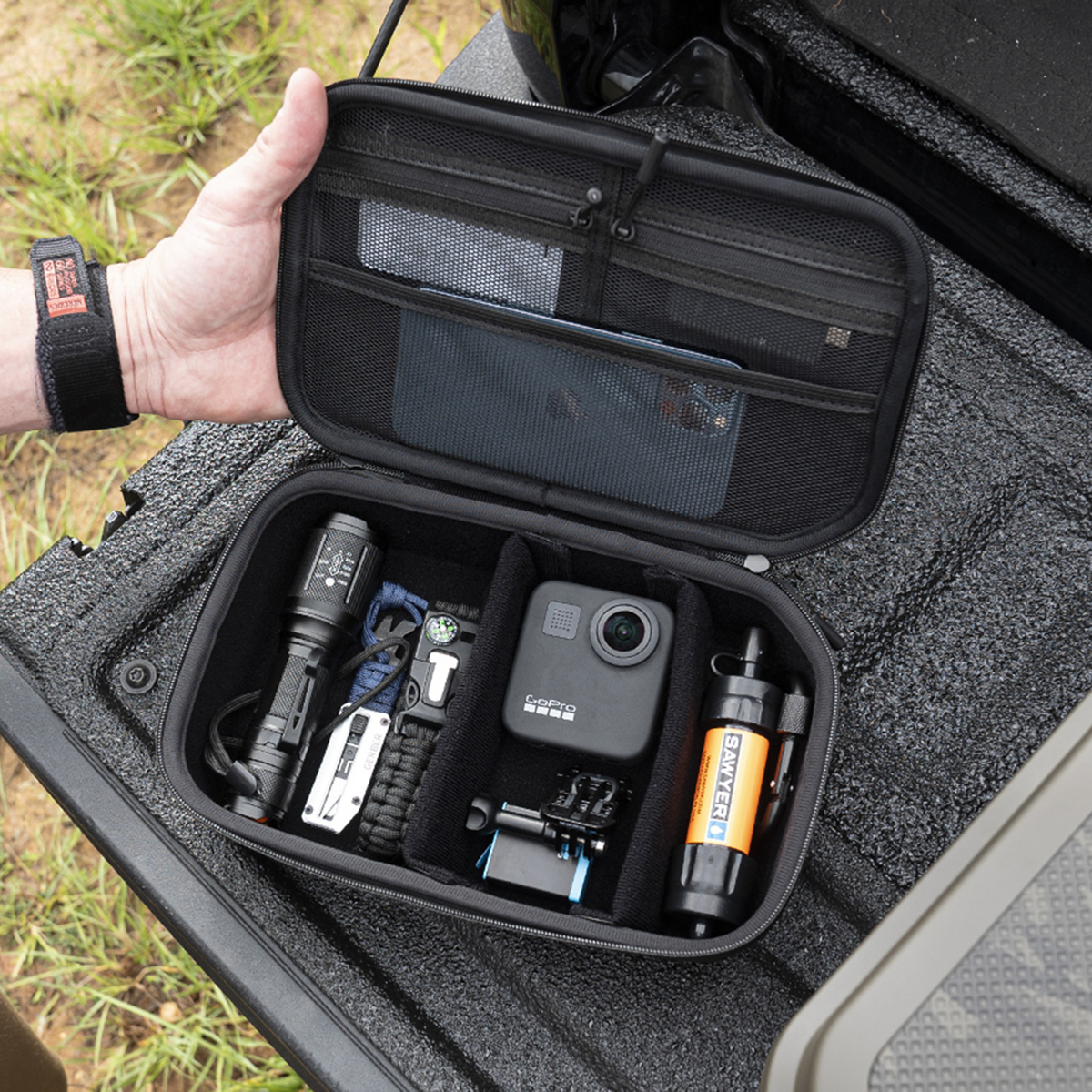 Vaultek Lifepod XTSi Special Edition High Capacity Weather Resistant Firearm Case  Open 2