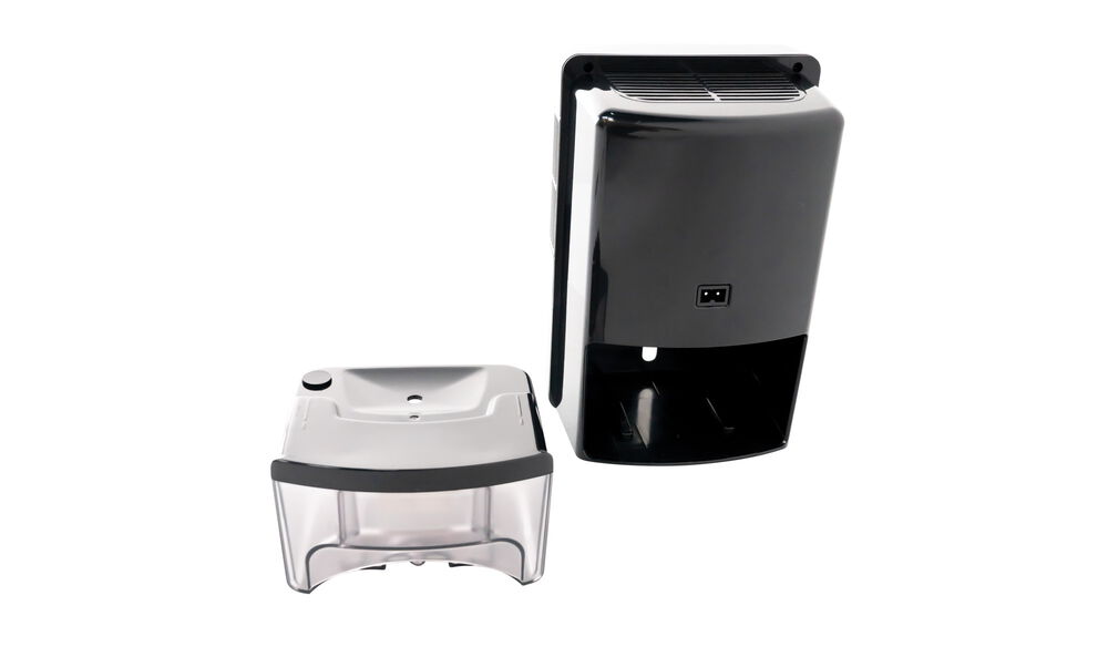 Lockdown Compact Automatic Dehumidifier Back Detached Tank