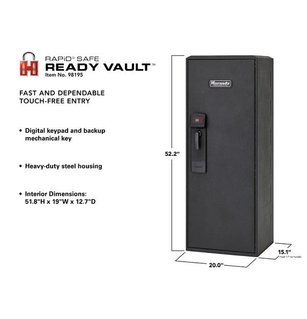 Hornady 98195WIFI Rapid Safe Ready Vault with WIFI