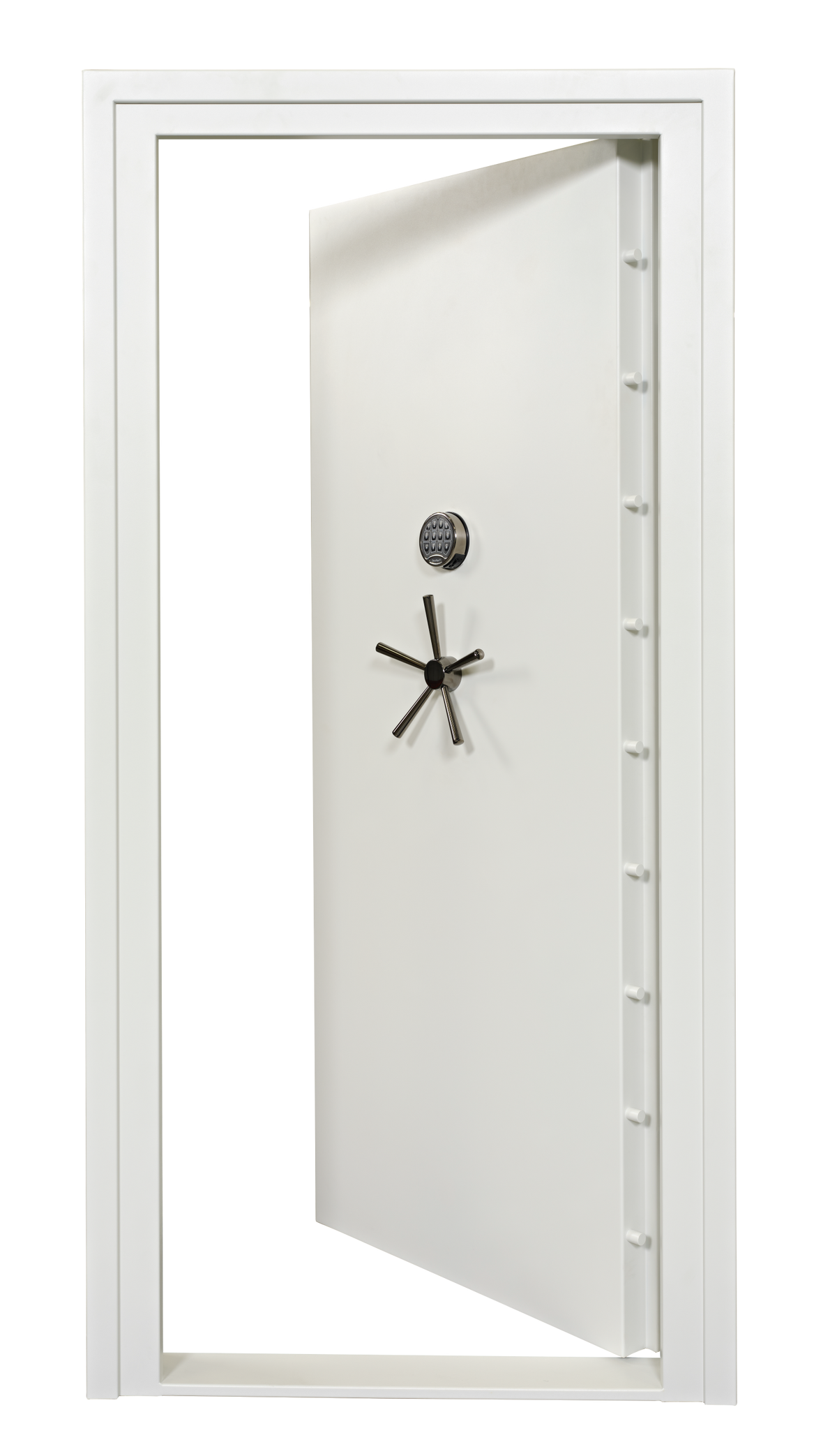 SnapSafe 75420 Premium Vault Room Door 36&quot; Inswing - White Open 2