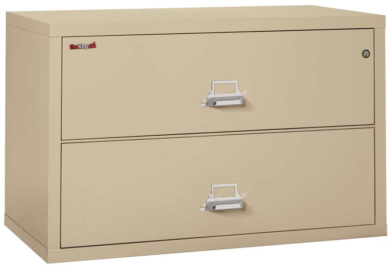 FireKing 2-4422-C Two Drawer 44&quot; W Lateral Fire File Cabinet Parchment