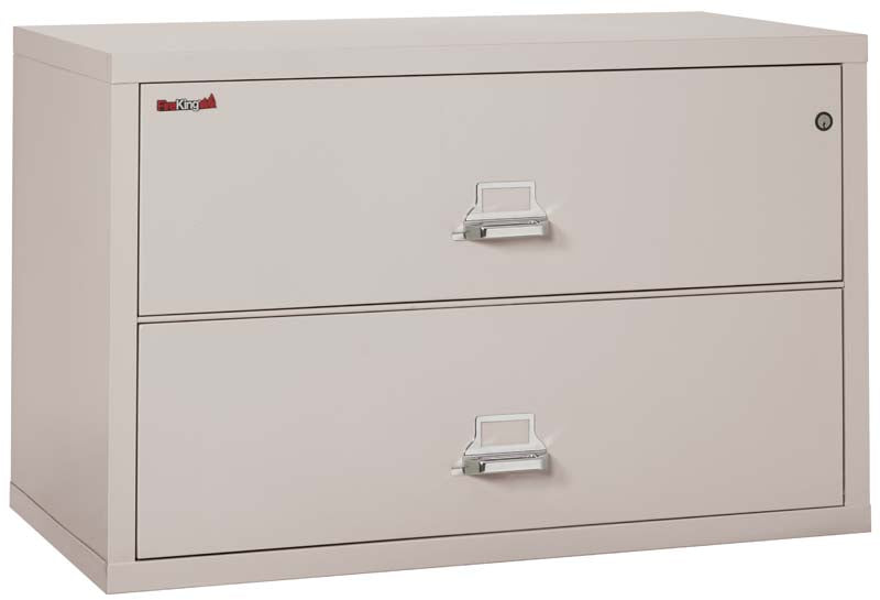 FireKing 2-4422-C Two Drawer 44&quot; W Lateral Fire File Cabinet Platinum