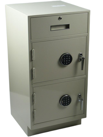 Fenco F-206 Pedestal Unit with 1 Locking Box Drawer and 2 Steel Plate Lockers