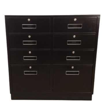 Fenco F-213 Pedestal Unit with 6 Box Drawers Over 2 Legal Drawers