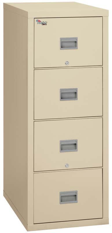 FireKing 4P2131-C 4 Drawer Patriot Vertical File Cabinet Parchment