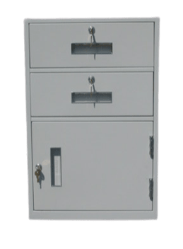 Fenco F-604 Lowboy Pedestal Unit with 2 Locking Box Drawers