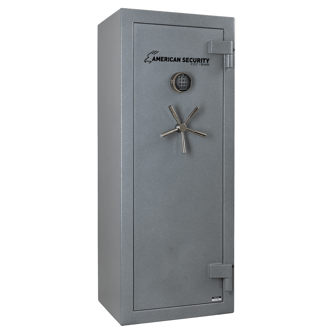 AMSEC NF5924 Rifle Gun Safe front left closed.