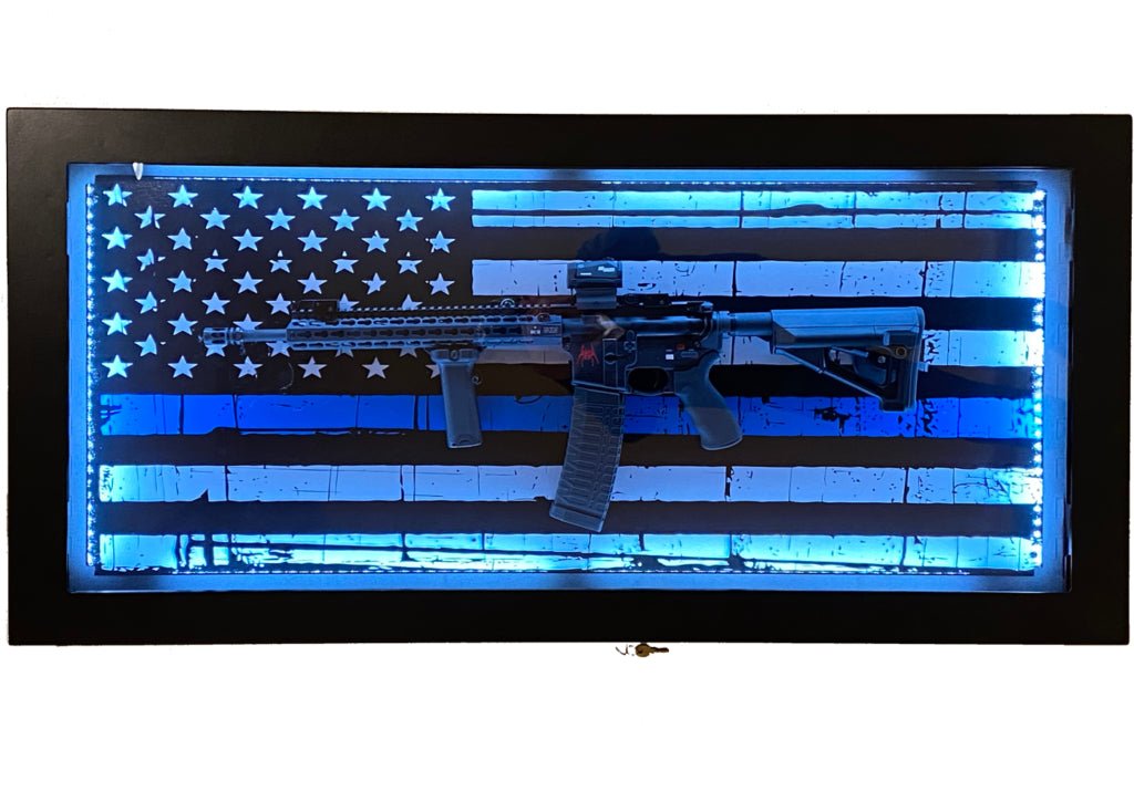 Security Showcase For Rifle InvictaSafe Rifle & Shotgun Display Safe - Safe and Vault Store.com