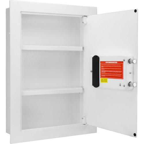 Barska AX13030 White Biometric Wall Safe