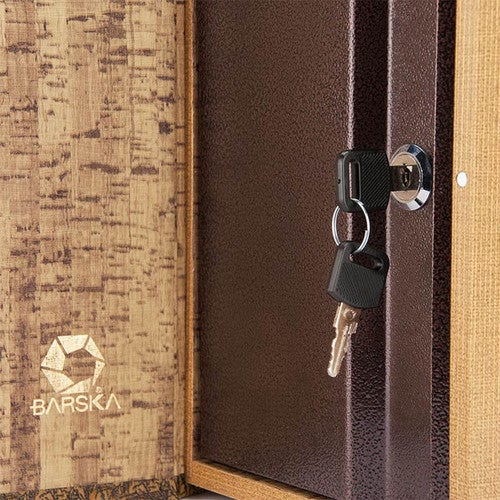 Barska CB12480 Antique Map Book Lock Box with Key Lock