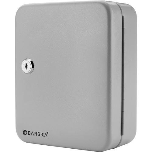 Barska CB12482 20 Keys Lock Box Grey Angled