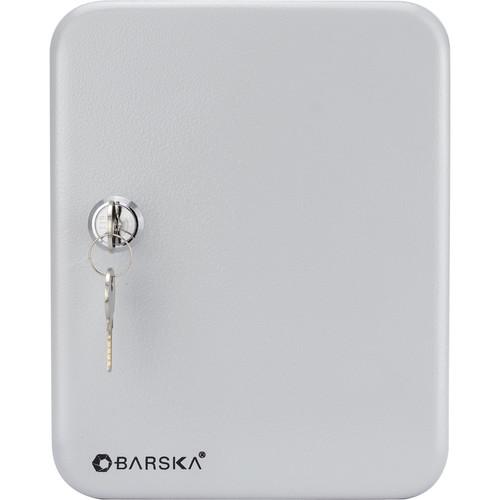 Barska CB12482 20 Keys Lock Box Grey Front