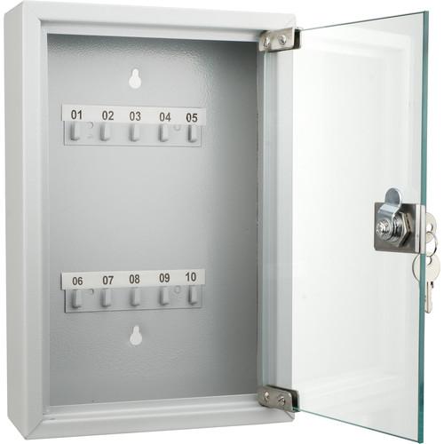 Barska CB12986 10 Keys Lock Box Grey with Glass Door - Safe and Vault ...
