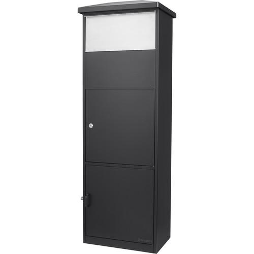Barska CB13332 Black Parcel Mailbox with Package Compartment MPB-600