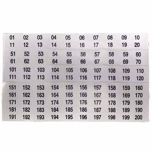 Barska CB13608 156 Keys Lock Box with Combination Lock Numbering Stickers