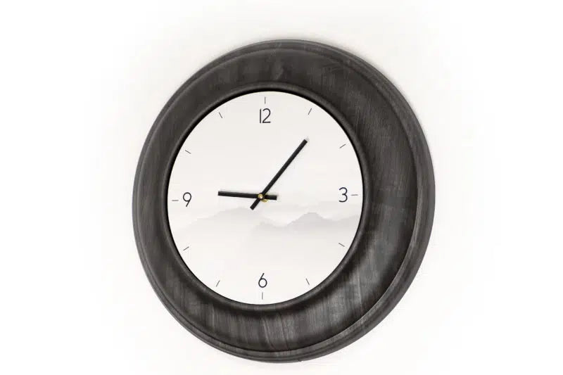 Tactical Walls Mini Wall Clock Round on Wall