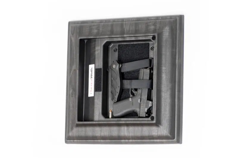 Tactical Walls Mini Wall Clock Square Inside Shot