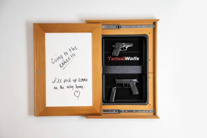 Tactical Walls 1420M Sliding Concealment Dry Erase Board with Magnetic Lock