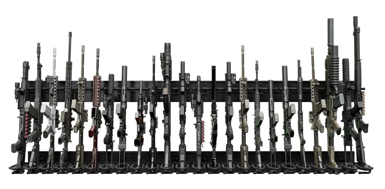 Hold Up Displays Ultimate Rifle Rack Slatwall Display Package HD108 ...