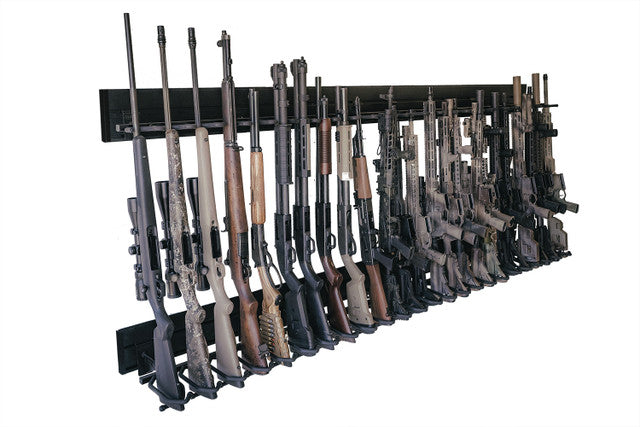 Hold Up Displays Ultimate Rifle Rack Slatwall Display Package HD108 - Safe  and Vault Store.com
