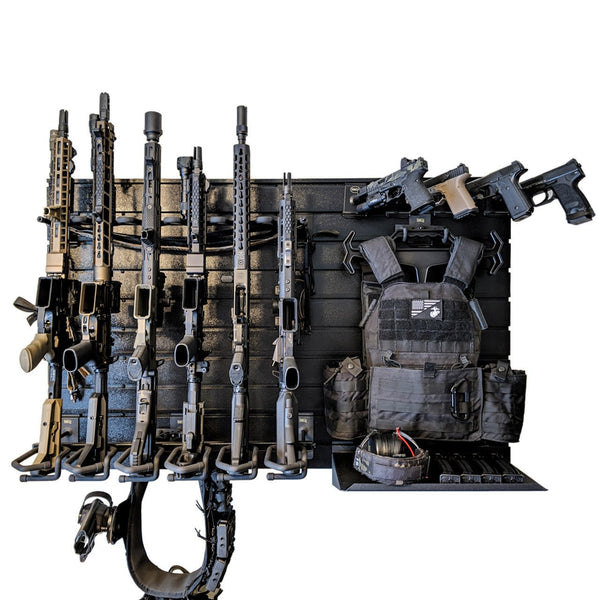 Hold Up Displays HD90 Gun Wall Bundle | 6 Rifles & 6 Pistols - Safe and ...