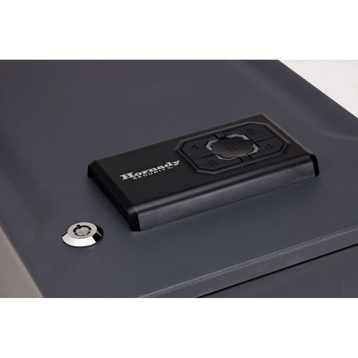 Hornady 98180 Rapid Safe Serrure murale pour fusil de chasse avec entrée sans contact RFID Hornady 98180 Rapid Safe Serrure murale pour fusil de chasse avec entrée sans contact RFID