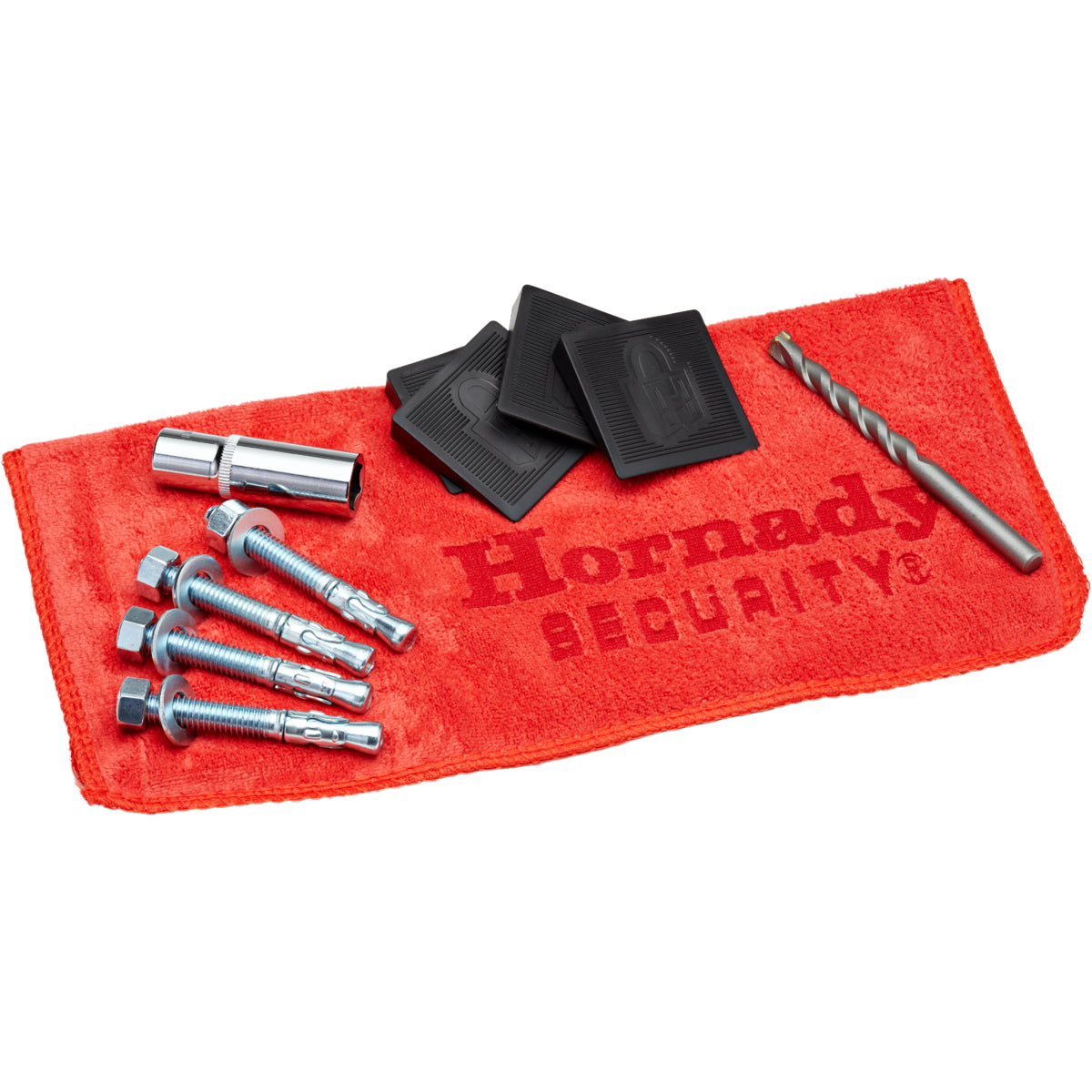 Hornady Security 95851 Silver Premium Kit d'ancrage pour arme Hornady Security 95851 Silver Premium Kit d'ancrage pour arme