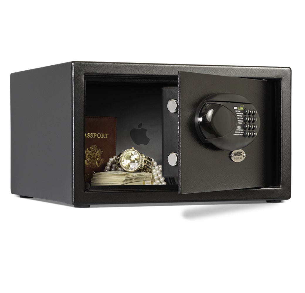 AMSEC IRC916E Hotel & Residential In-Room Electronic Safe Door Open Full