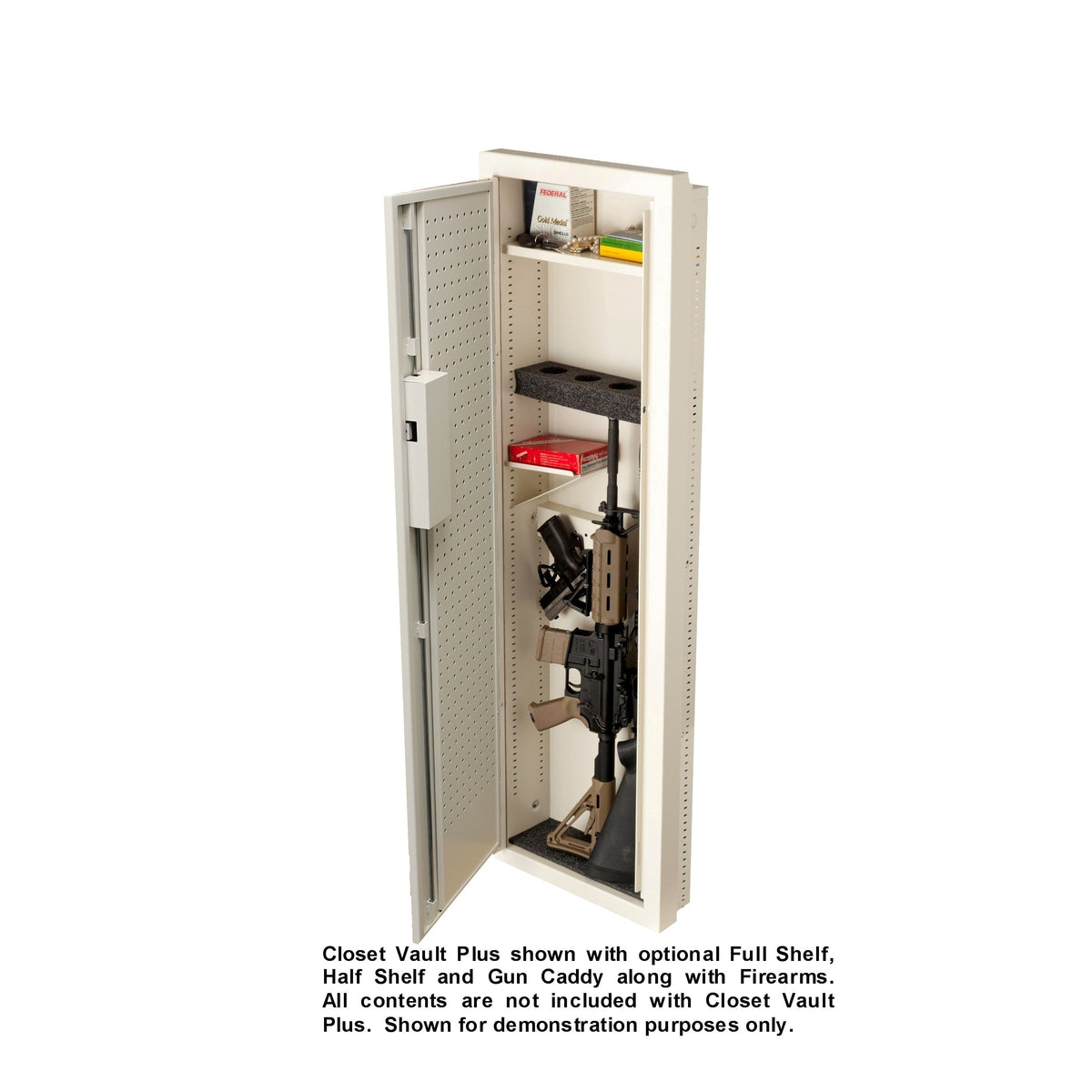 V-Line Closet Vault Plus Gun Cabinet 51653-S-PLUS with Peg Board