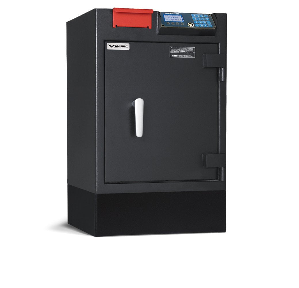 Safe Wizard AMSEC RMM2620SW-R C-Store Cash Management Safe Right Swing with Safe W ...