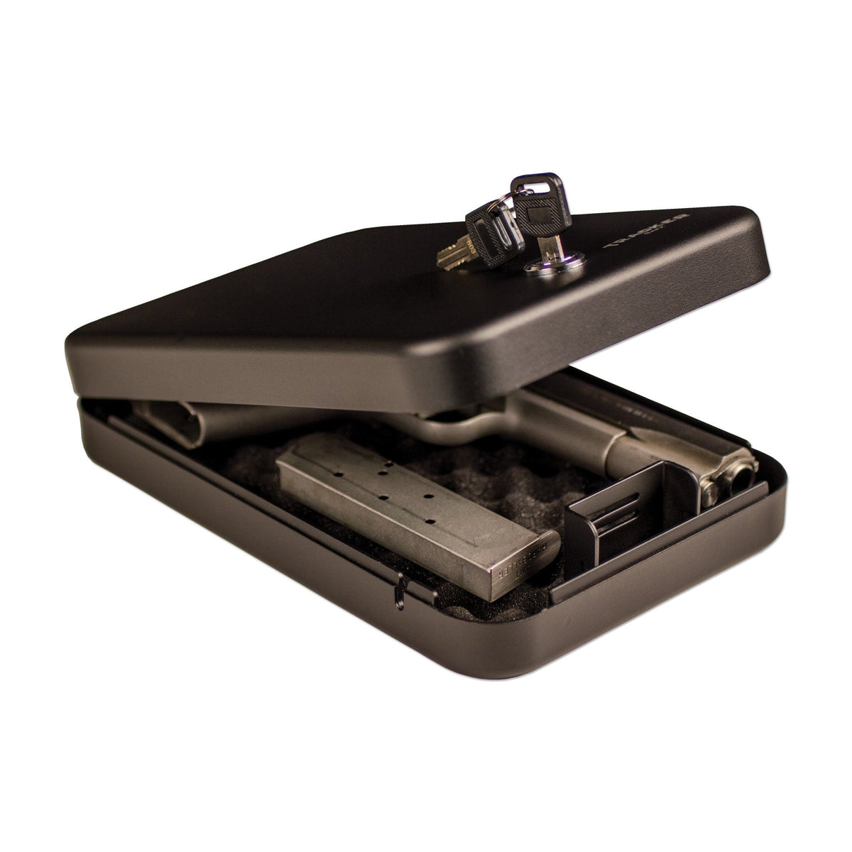 Tracker SPS-02 - Single Pistol Safe (with Key Lock)