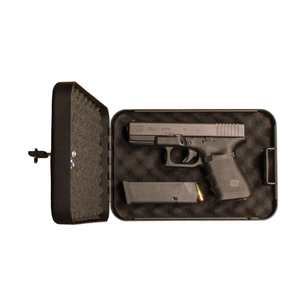 Tracker SPS-02 - Single Pistol Safe (with Key Lock)