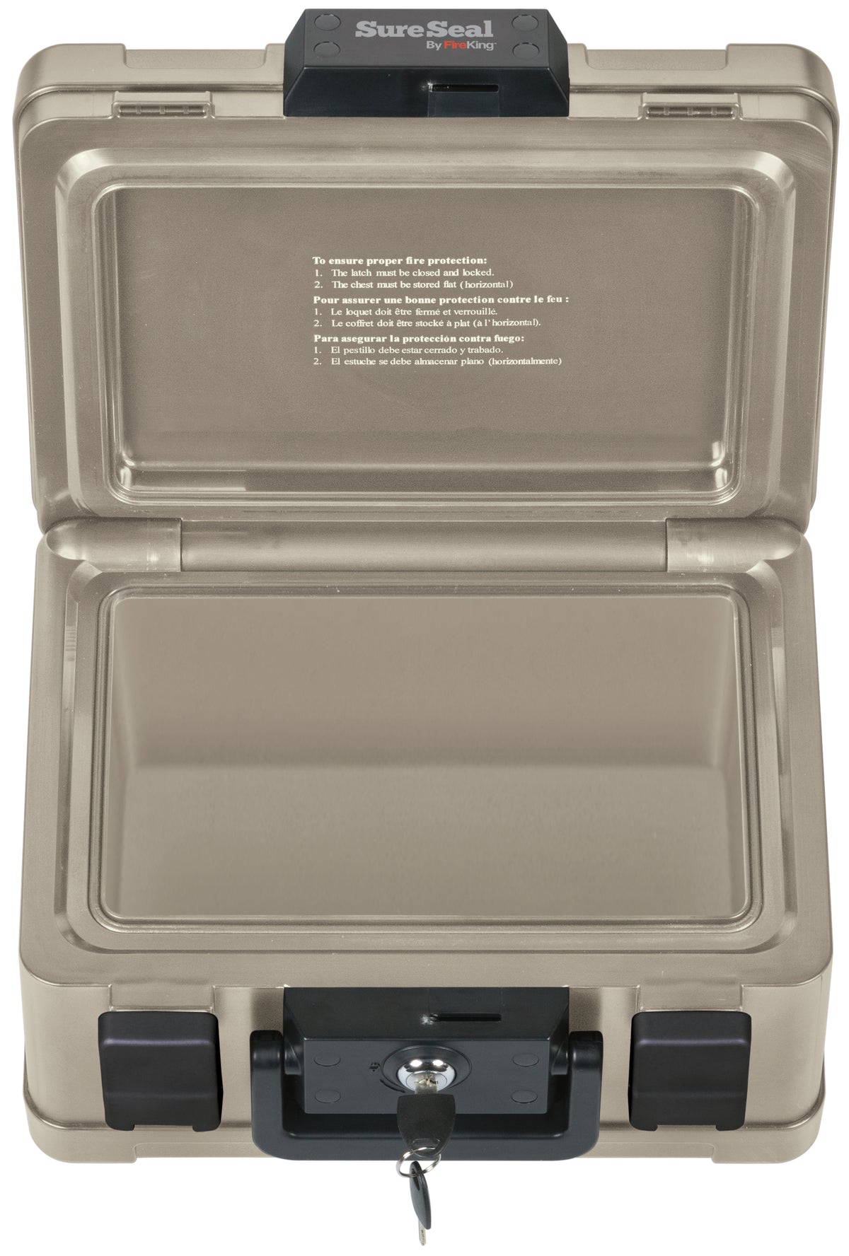 FireKing SS102 SurSeal Fireproof Waterproof Chest Door Open Empty