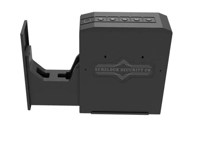 Surelock QTVHSDB Quicktouch Handgun Slide Vault - Digital + Biometric Door Open Side View