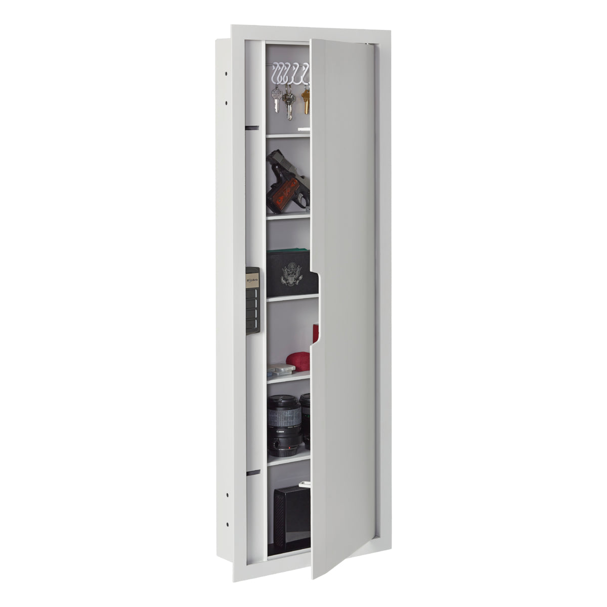 SnapSafe 75414 Tall In-Wall Safe
