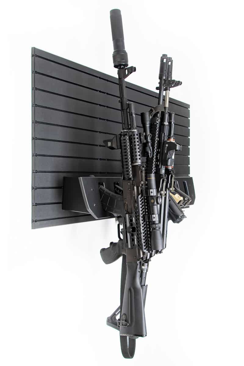 Tactical Wall Mount Gun Rack For Rifles & Shotguns - Handmade In The USA
