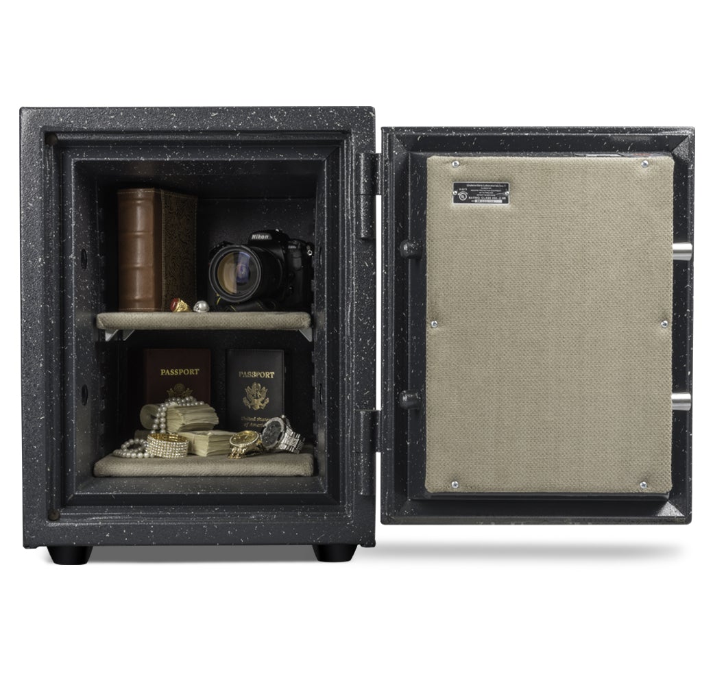 AMSEC UL1511 UL Two Hour Fire & Impact Safe Door Wide Open Full