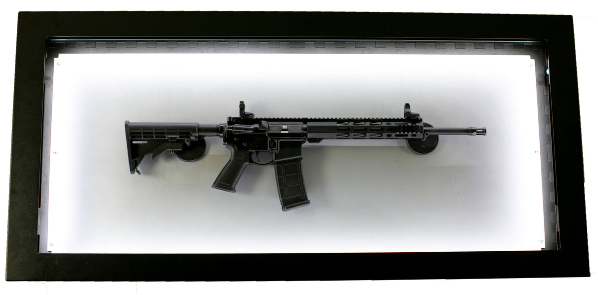 Security Showcase For Rifle InvictaSafe Rifle & Shotgun Display Safe - Safe and Vault Store.com