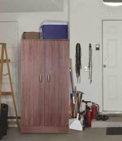 AMSEC 3645290 Gun Safe Cloak Wooden Cabinet Disguise - 6636 Installed