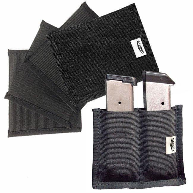 Stealth Double Magazine Pouch with Magazines Four Pack - 3 empty and 1 full