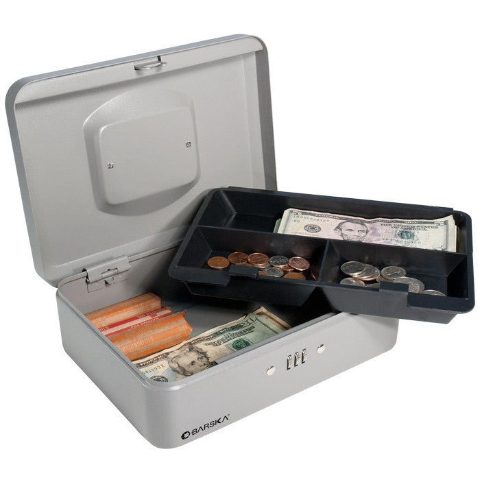 Barska CB11786 10&quot; Cash Box with Combination