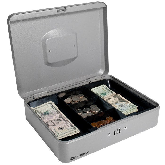Barska CB11788 12" Cash Box with Combination